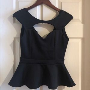 Arden B peplum top